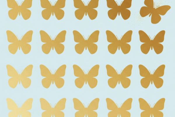 butterfly changes slowly and then flies away